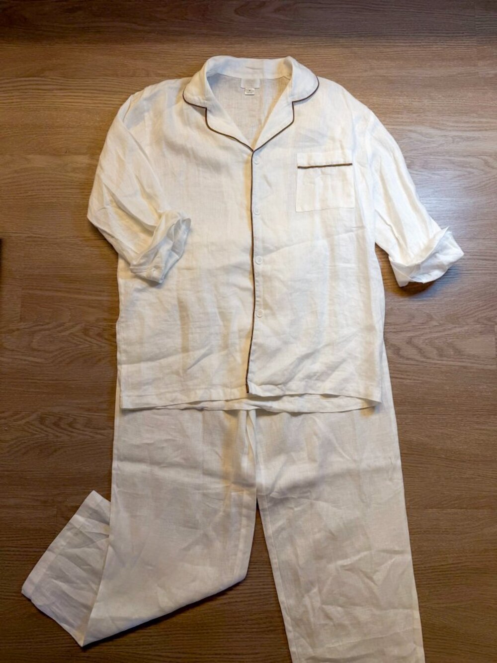 Linen Pajama Set